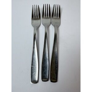 WMF LINE Dinner Forks Set of 3‎ Cromargan Stainless Germany 7 1/2"